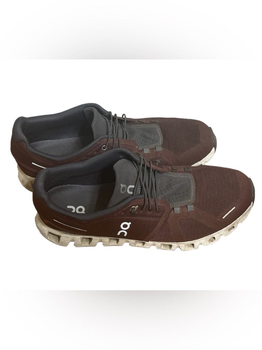 On Cloud 5 Burgundy / White 59.98161 Running Shoes Low Top Sneaker Mens Sz 11